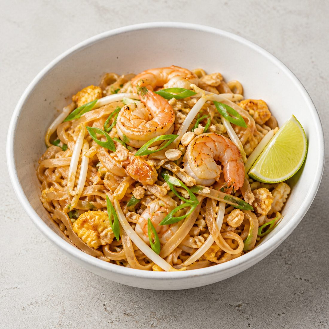 Lighter Prawn Pad Thai