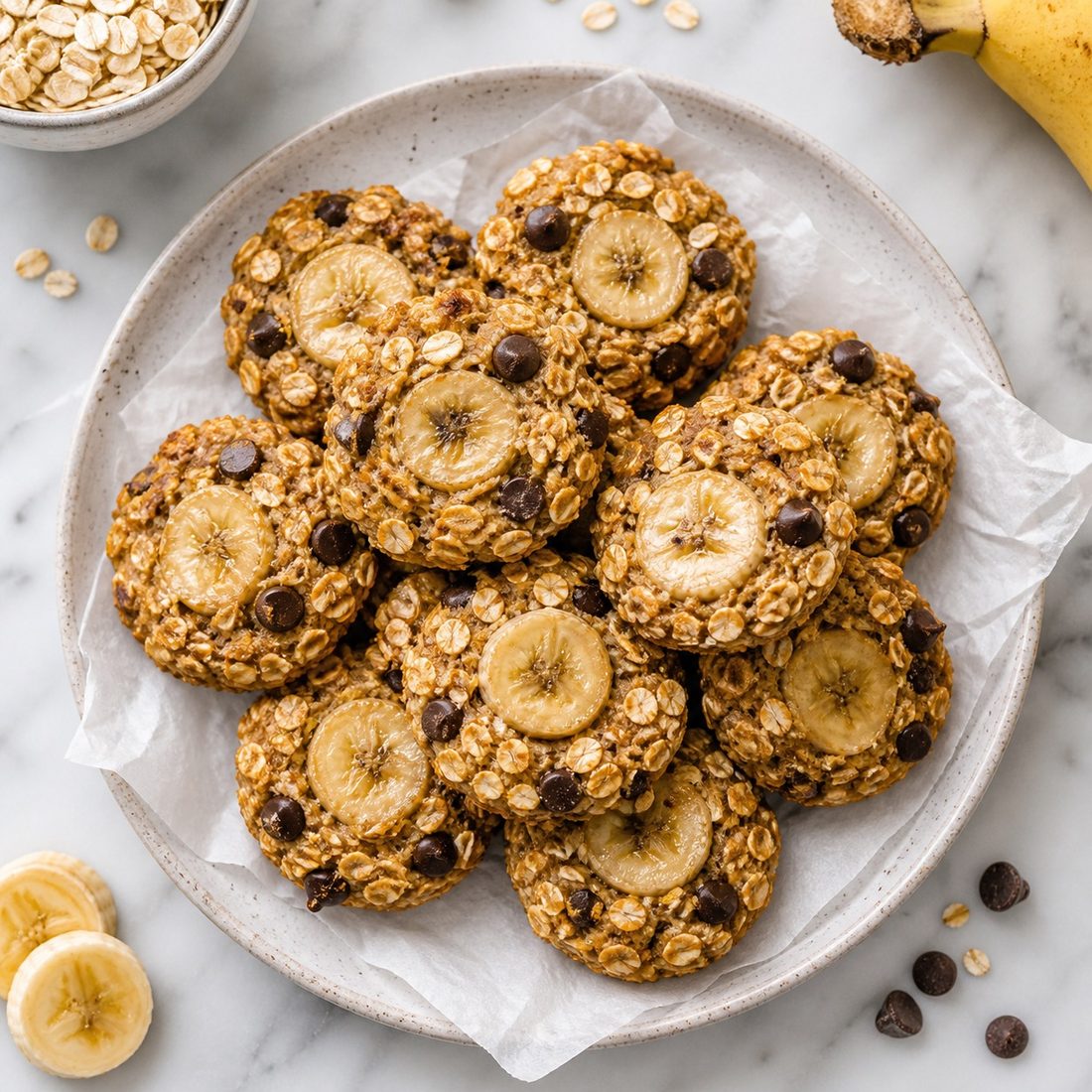 Banana Oat Cookie Drops
