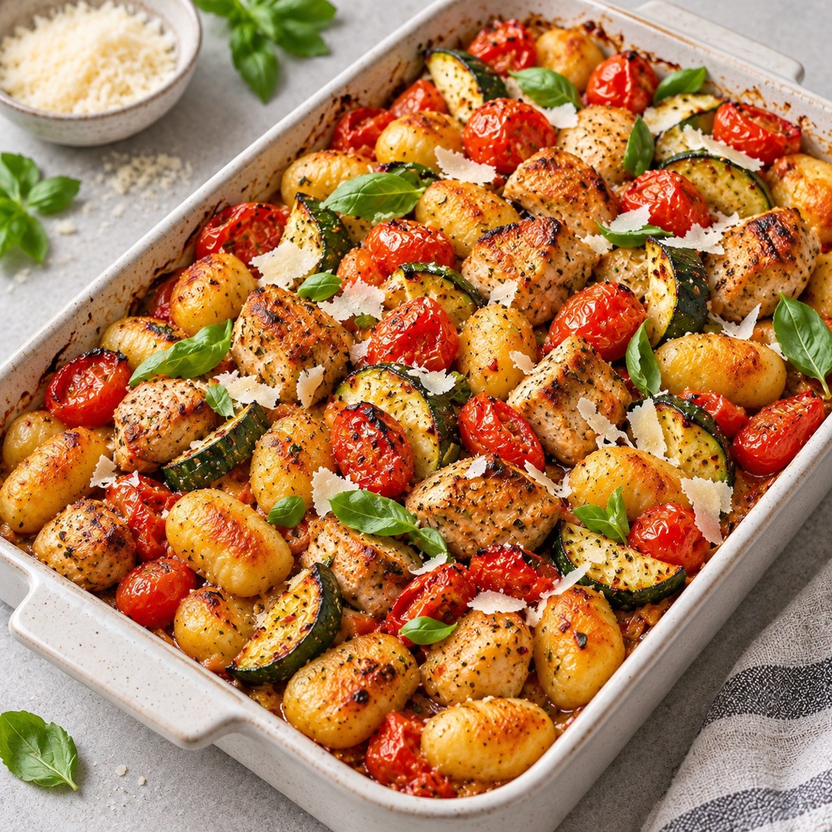 Chicken, Tomato & Gnocchi Traybake
