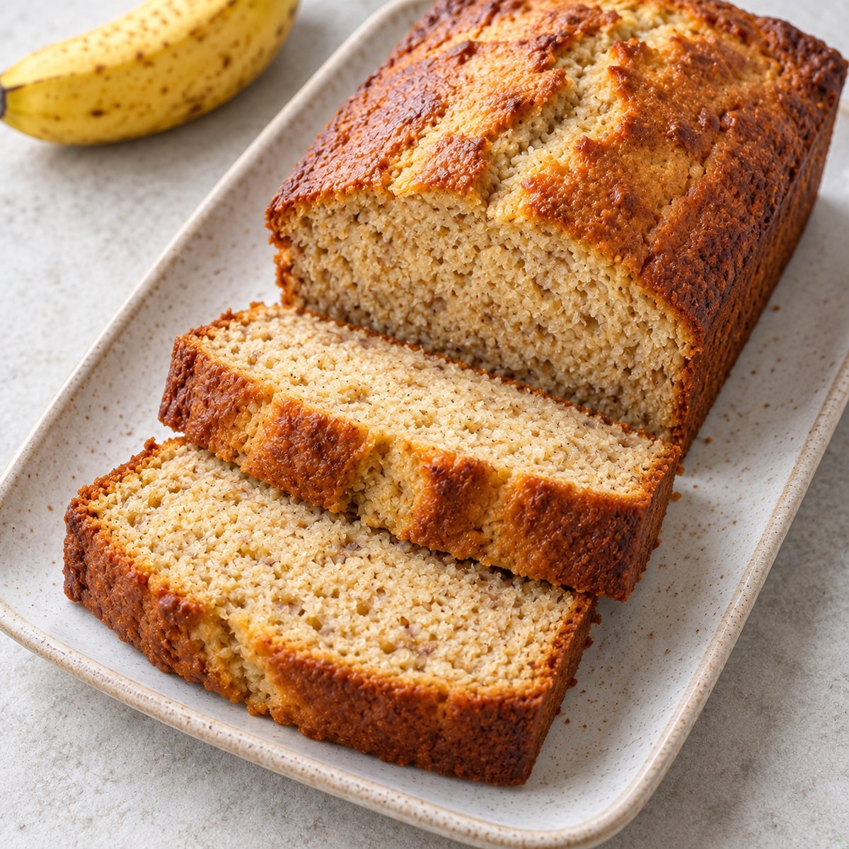Cottage Cheese Banana Bread