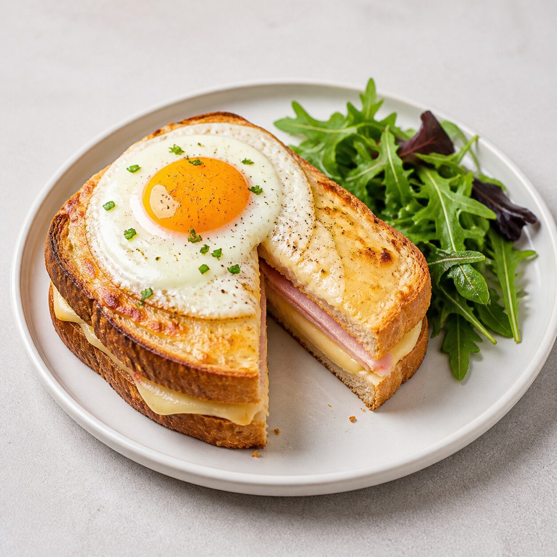 Lighter Croque Madame