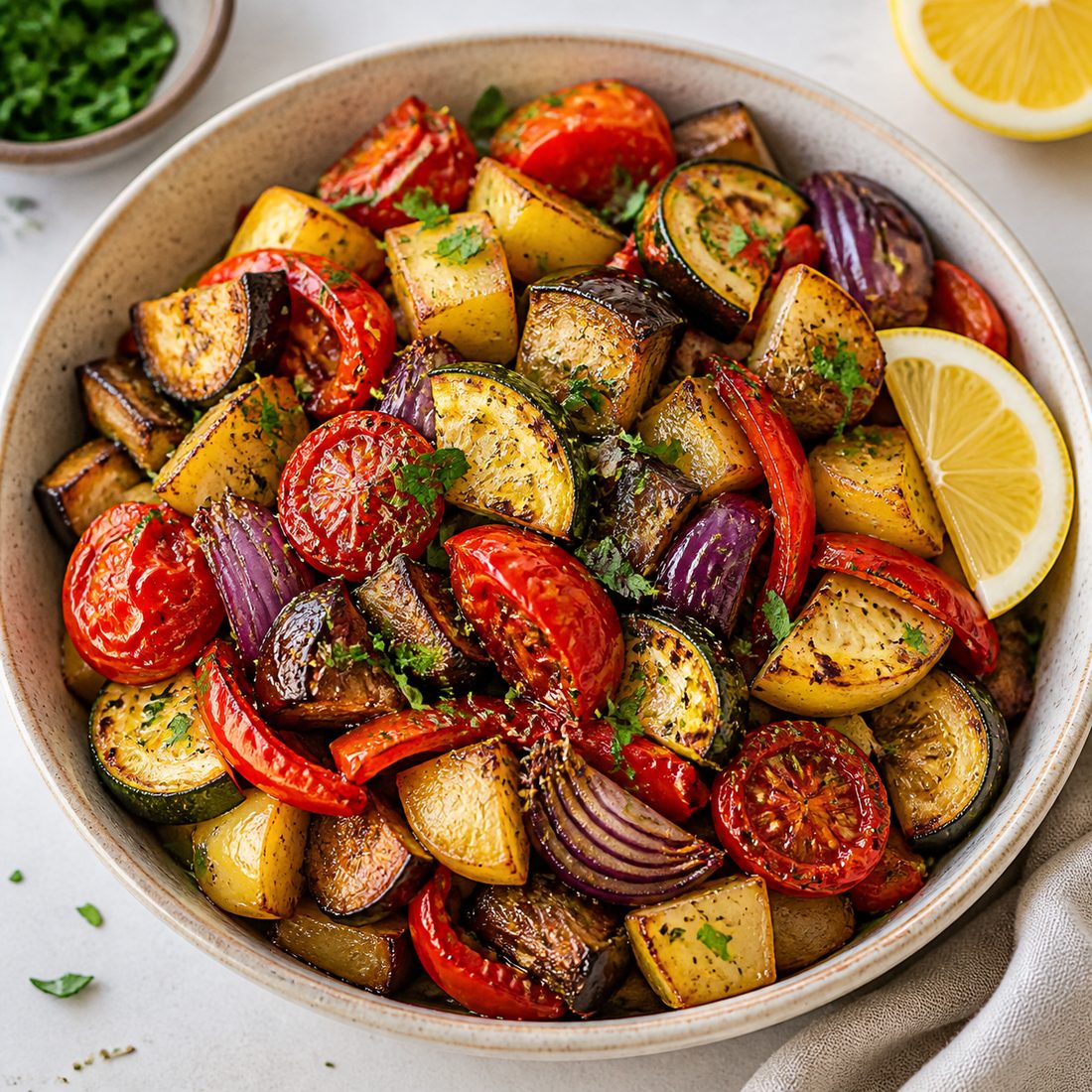 Briam Roasted Vegetables