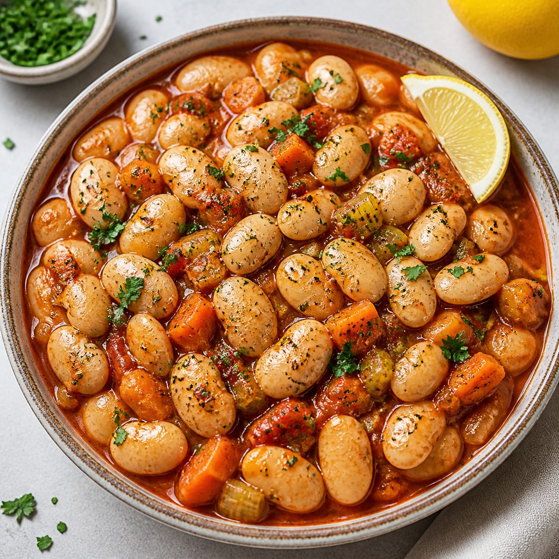 Gigantes Greek Baked Beans