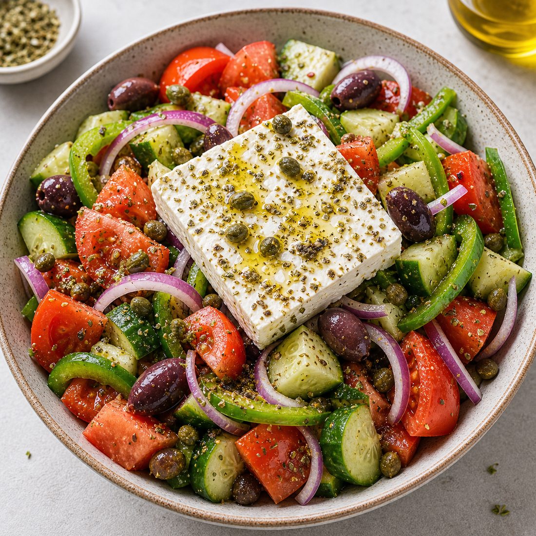 Classic Horiatiki Greek Salad