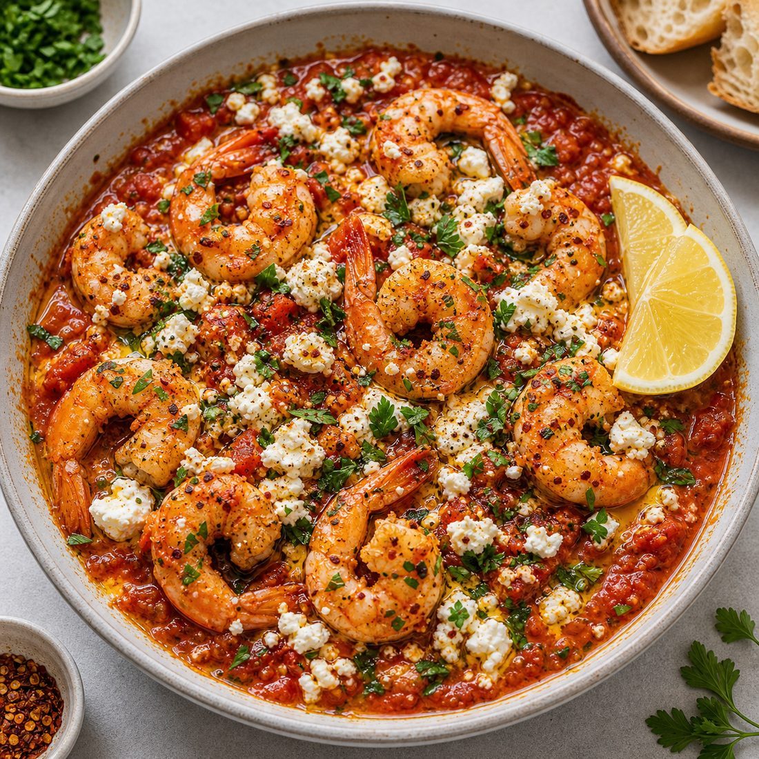 Prawn Saganaki