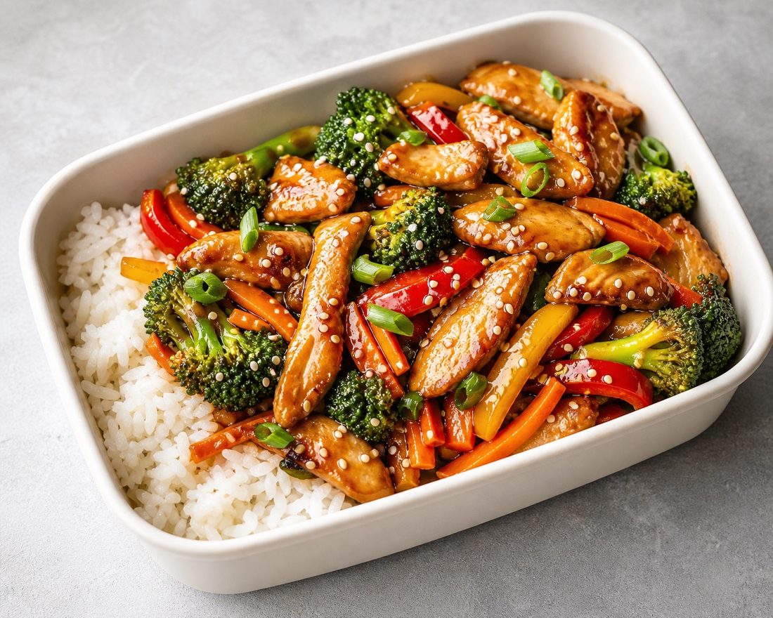 Honey Garlic Chicken Stir Fry