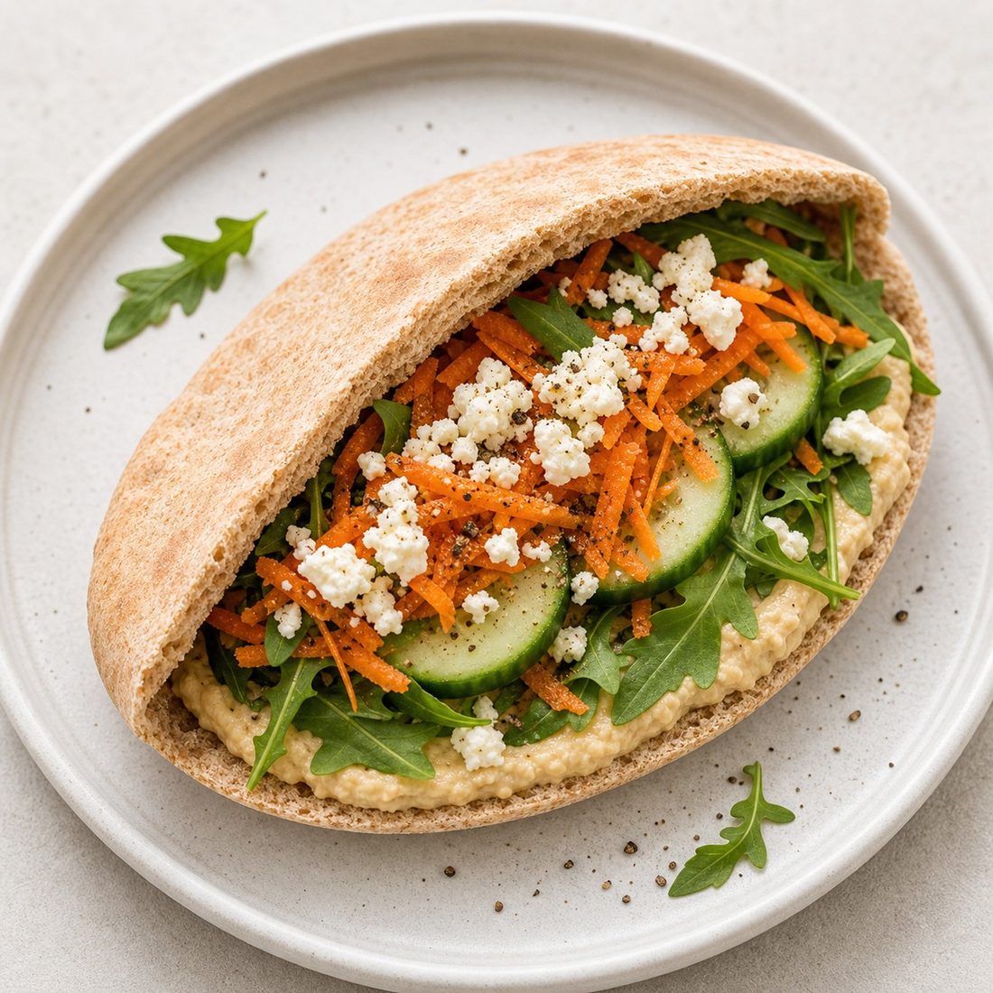 Hummus Crunch Pita