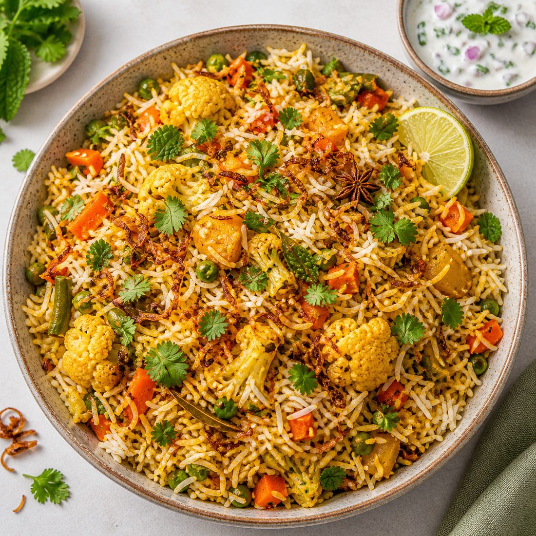 Weeknight Veg Biryani