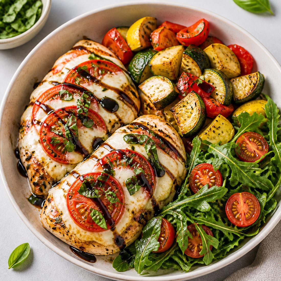 Baked Caprese Chicken