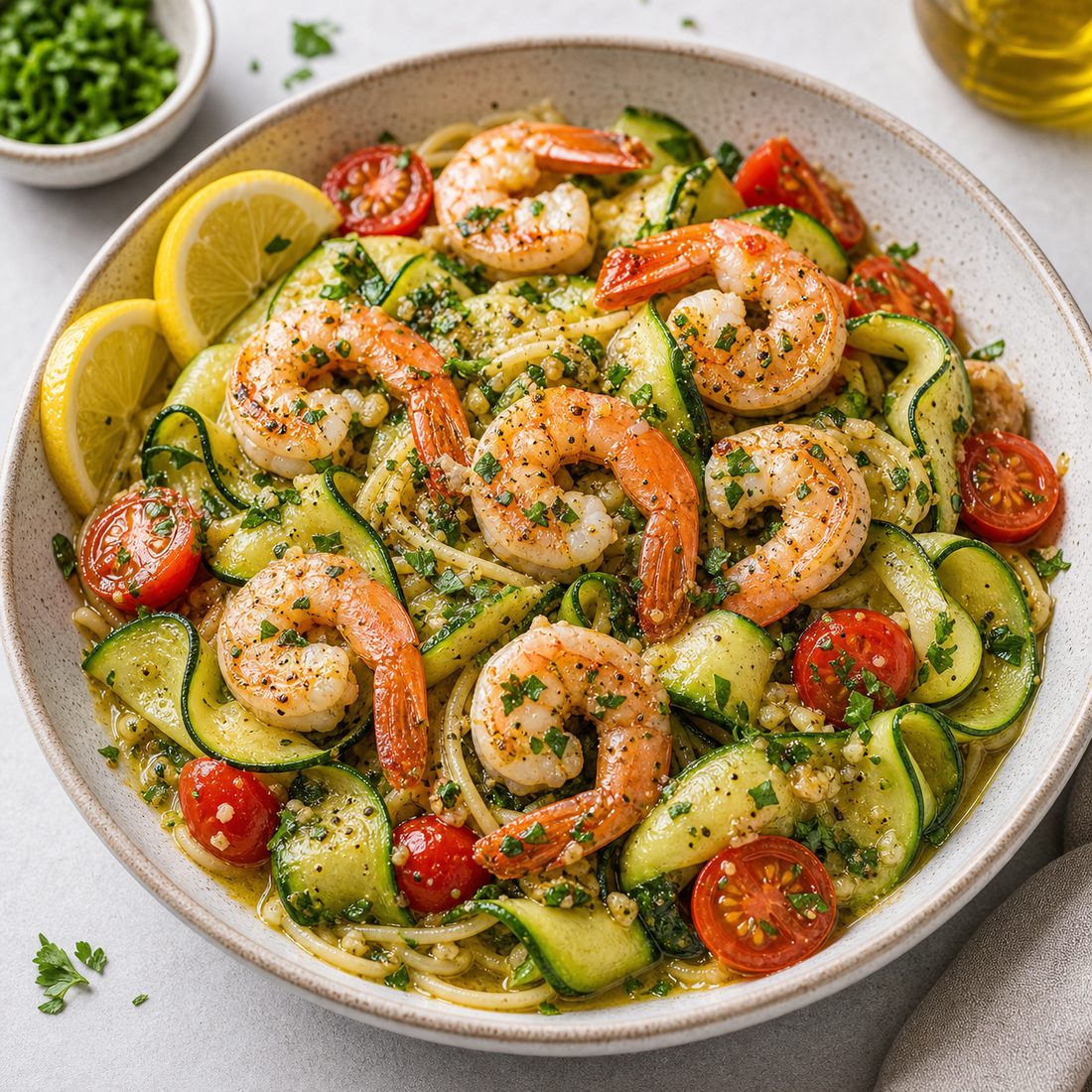Prawn & Courgette Scampi