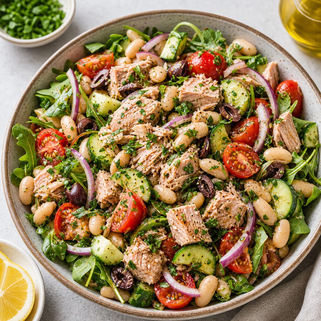 Tuscan Tuna & White Bean Salad