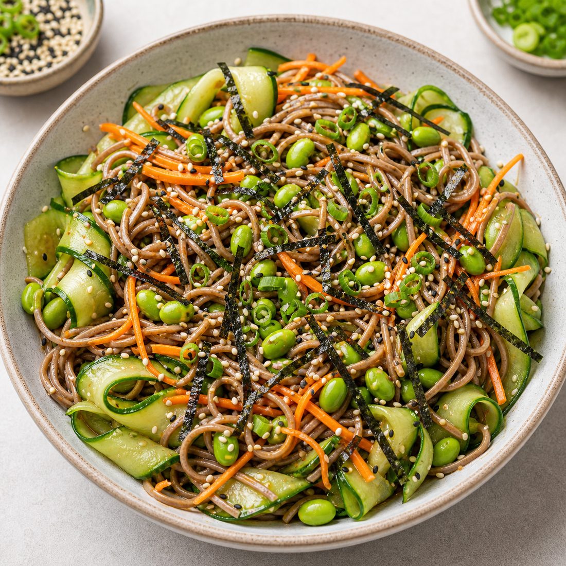 Cold Soba Noodle Salad