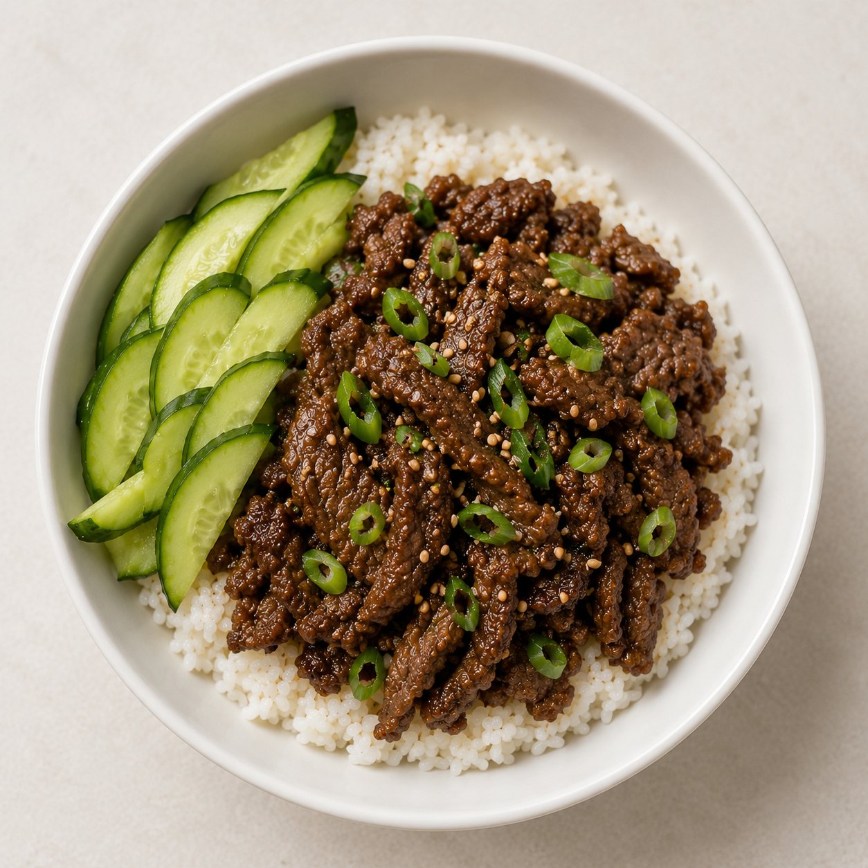 Korean Beef Bulgogi Rice Bowl