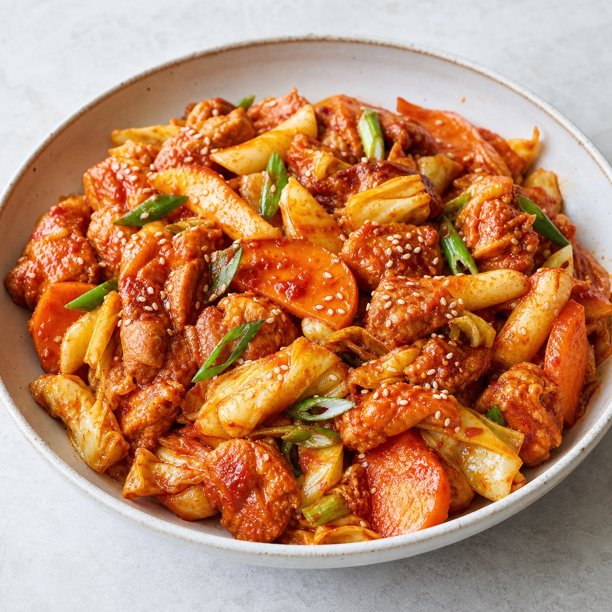 Dakgalbi Spicy Chicken Stir-Fry