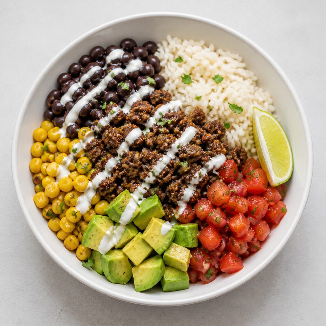 Loaded Beef Burrito Bowl