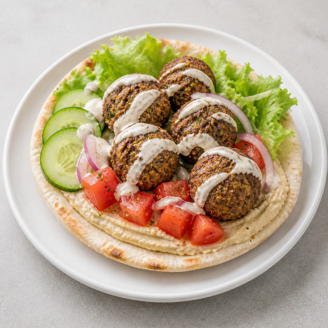 Falafel & Hummus Pita