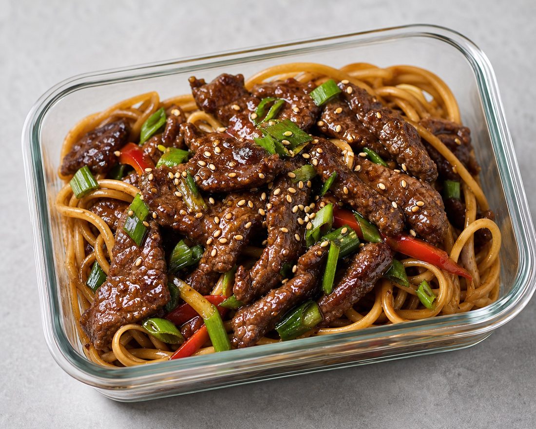 Mongolian Beef Noodles