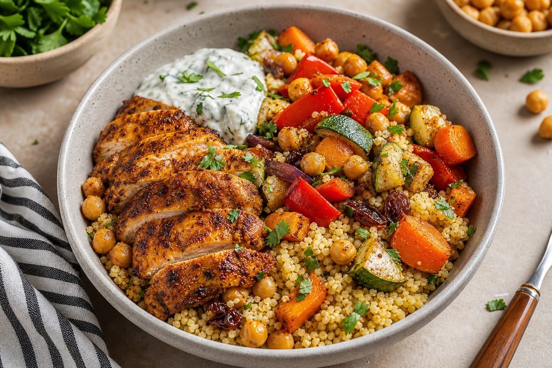 Moroccan Chicken & Couscous