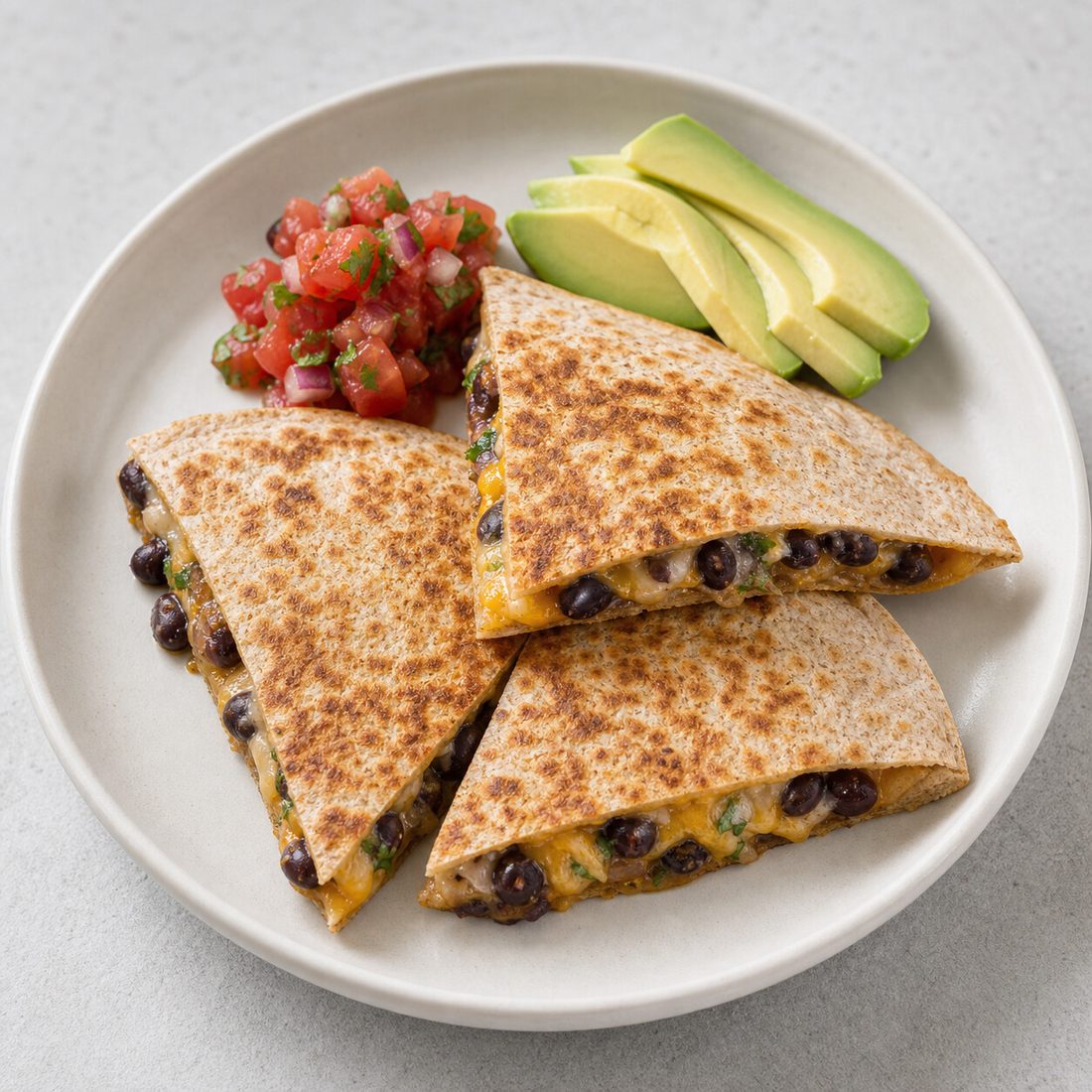 Black Bean & Cheese Quesadilla