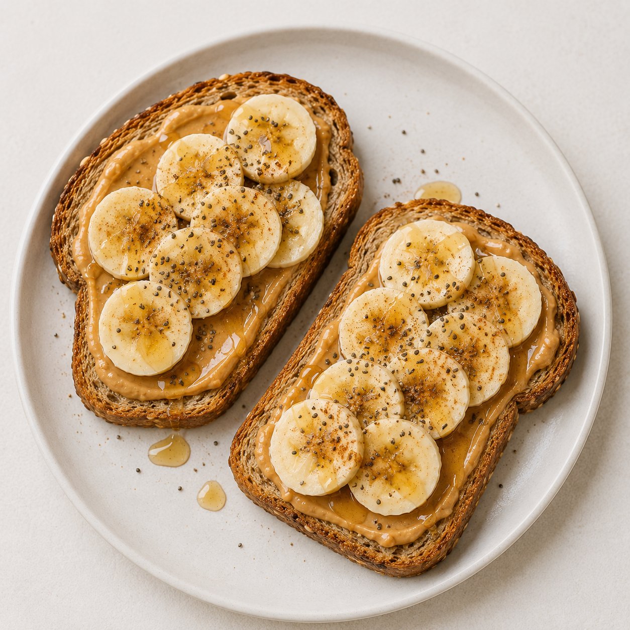Peanut Butter & Banana Protein Toast