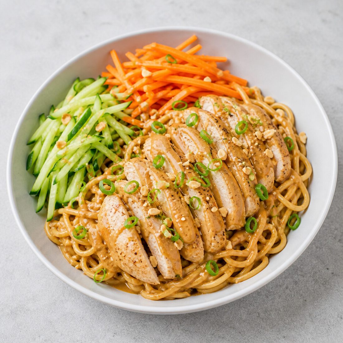 Peanut Chicken Noodles