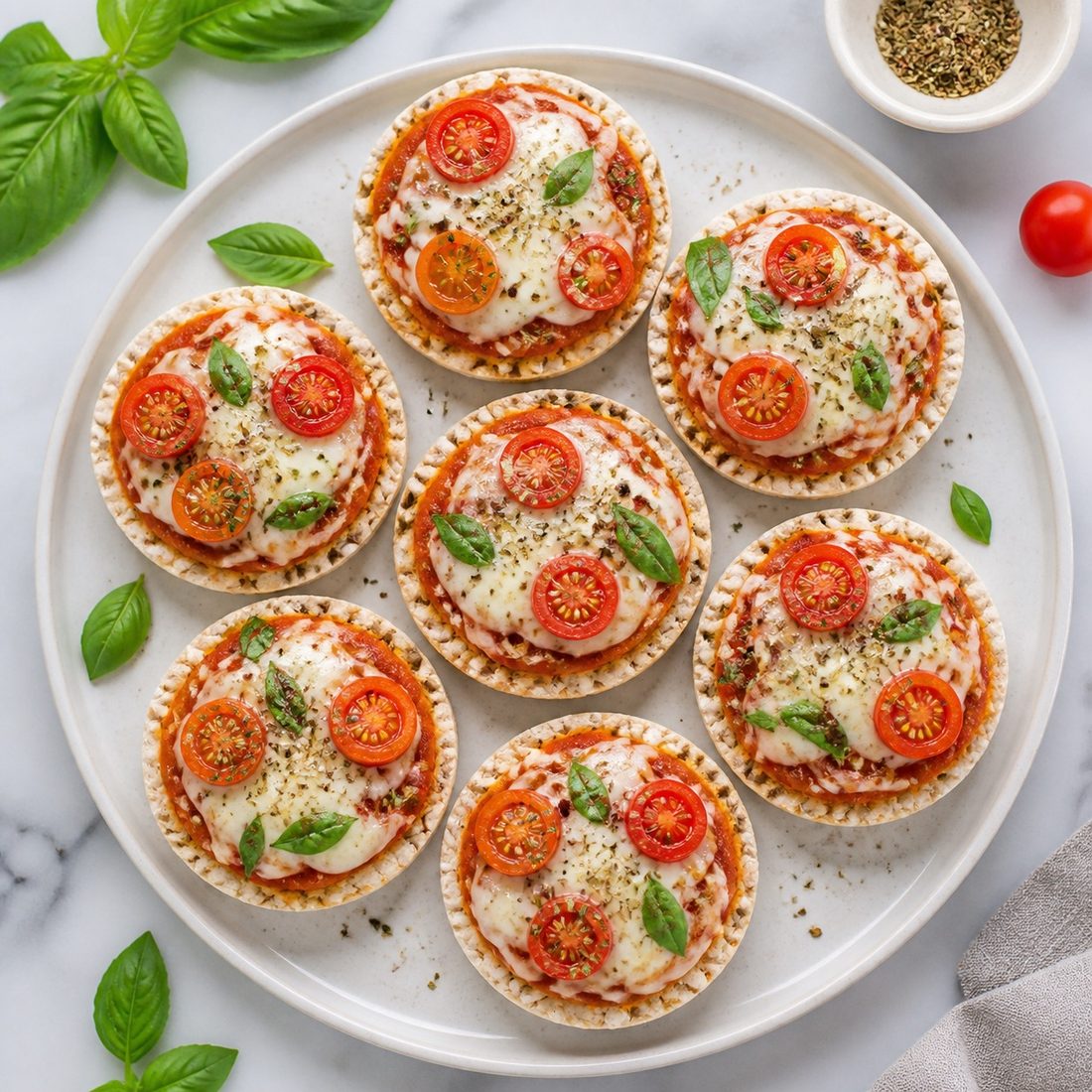 Rice Cake Pizza Minis