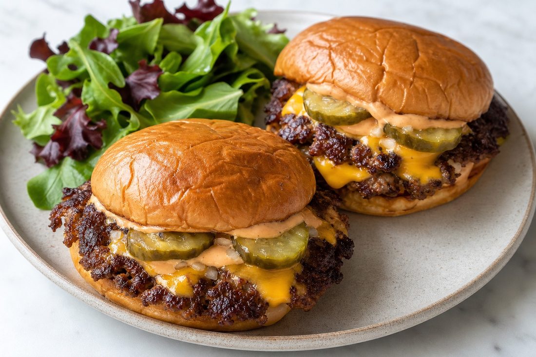 Crispy Smash Burgers