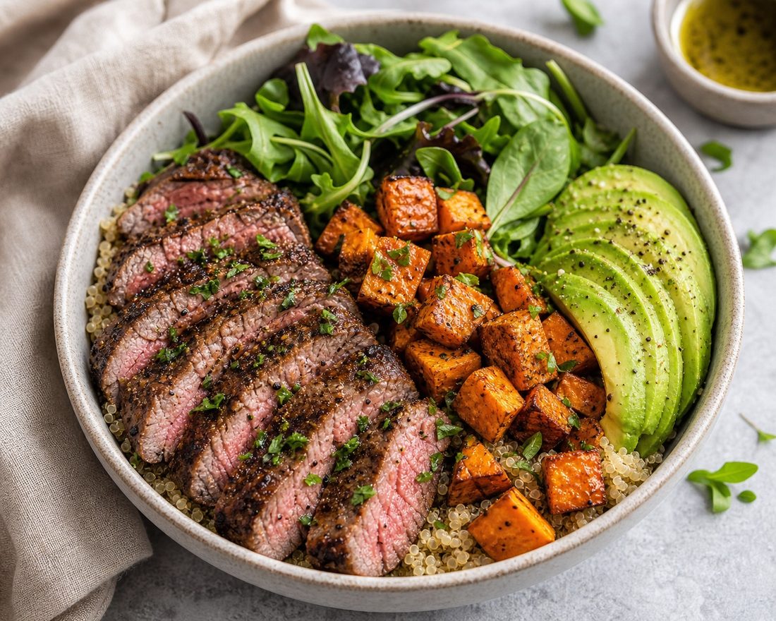 Sirloin Steak & Sweet Potato Bowl