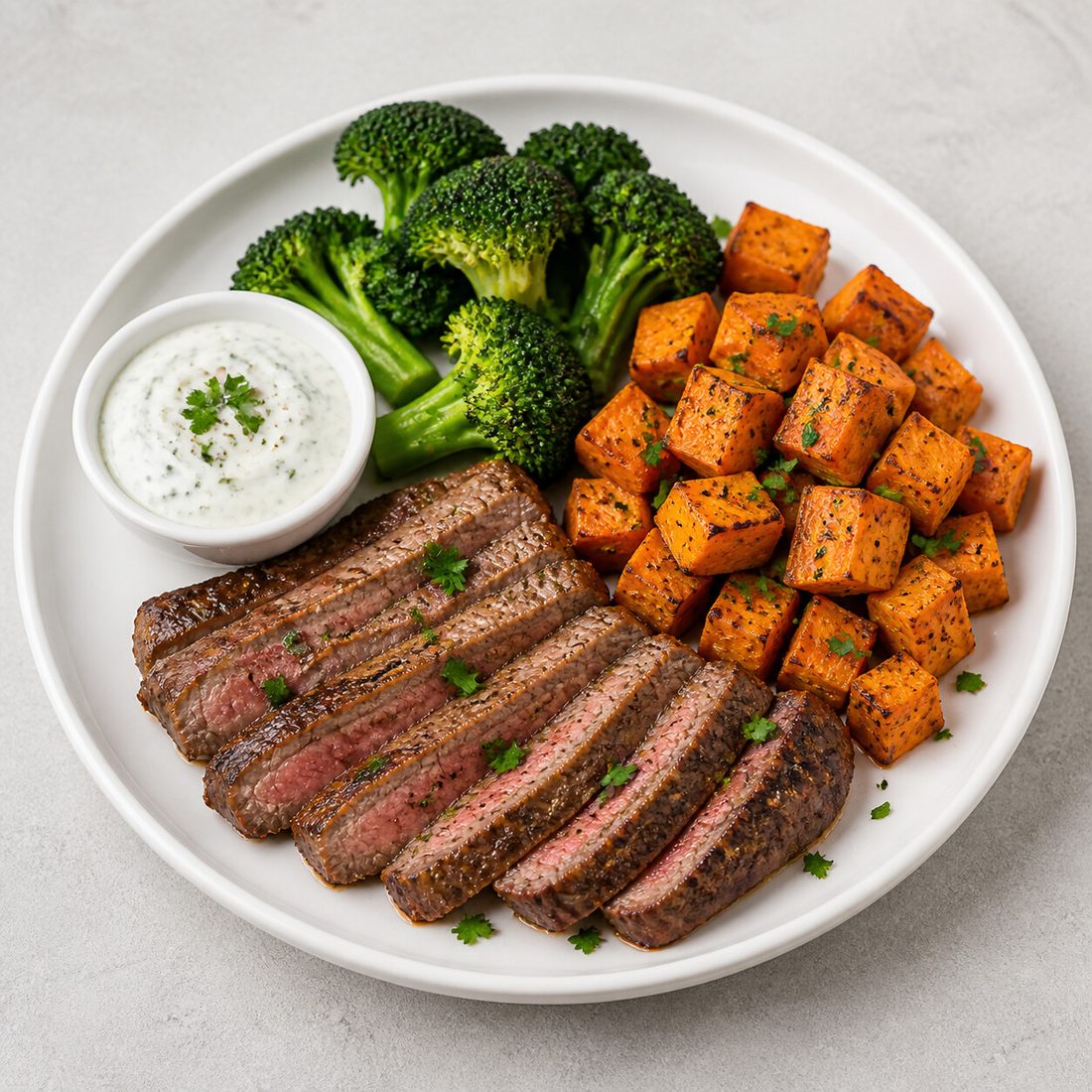 Steak & Sweet Potato Power Plate