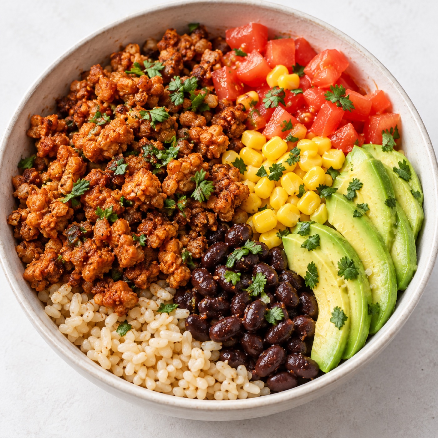 Tempeh Burrito Bowls