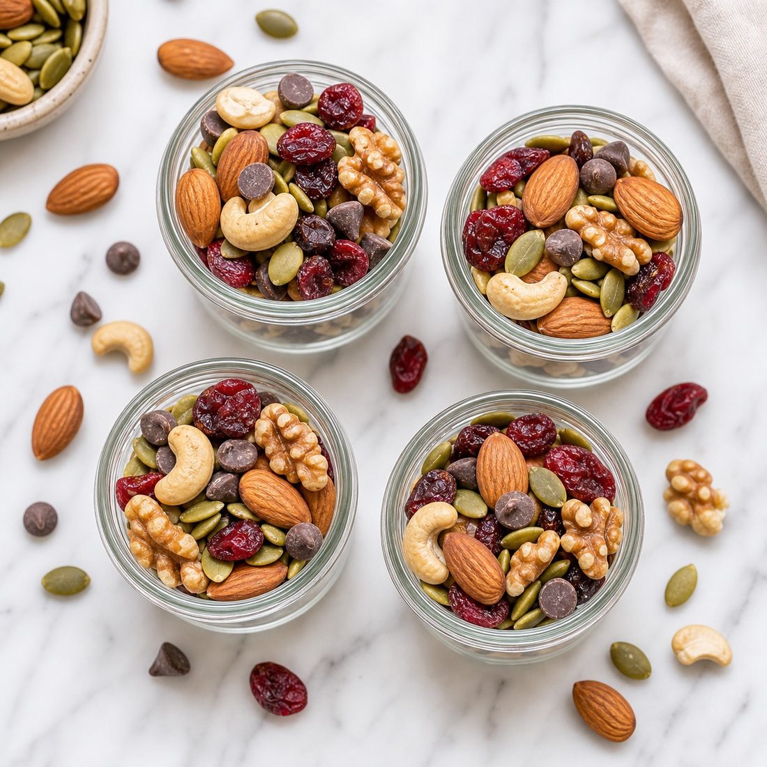 Tiny Trail Mix Pots