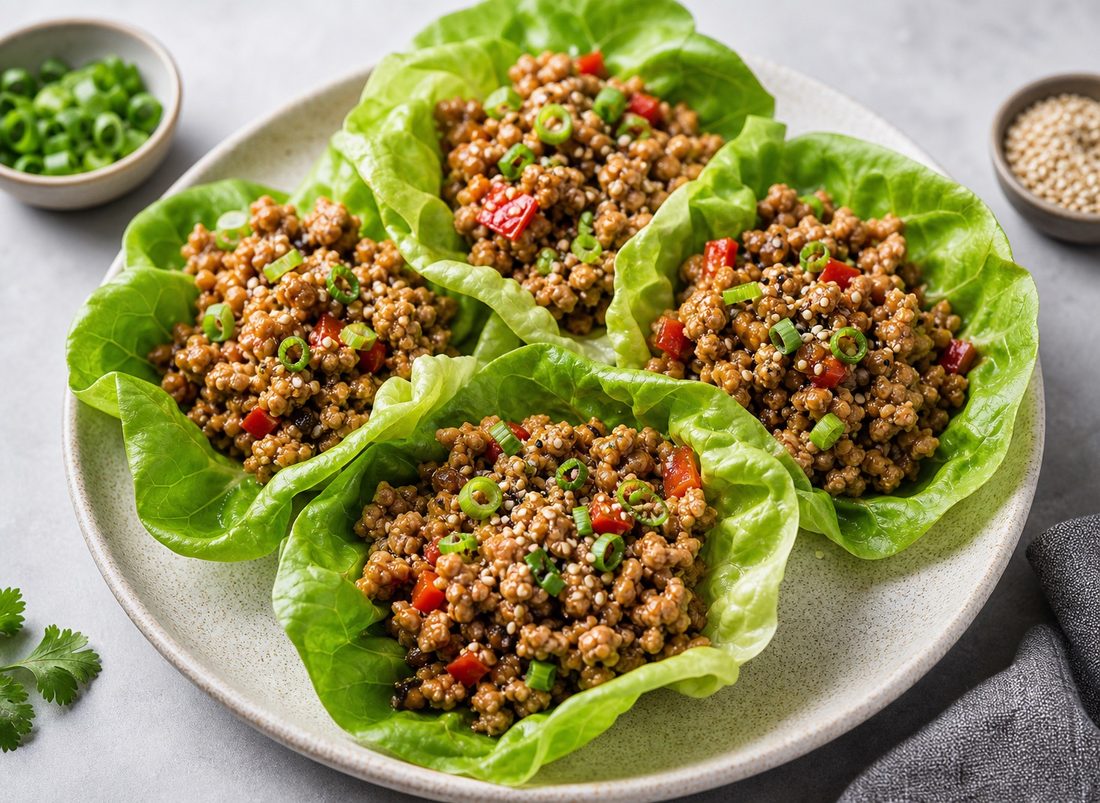 Asian Turkey Lettuce Wraps