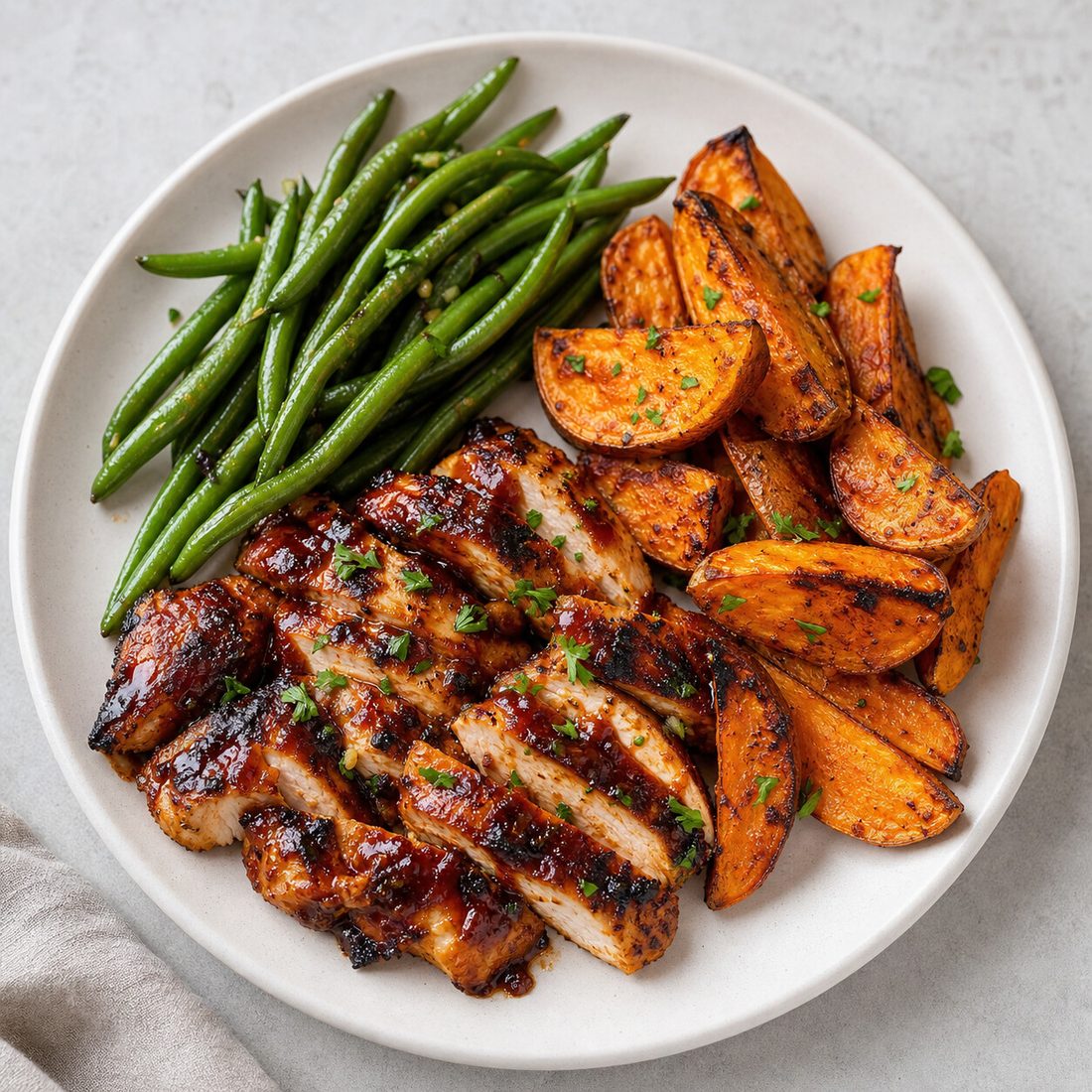 BBQ Chicken & Sweet Potato