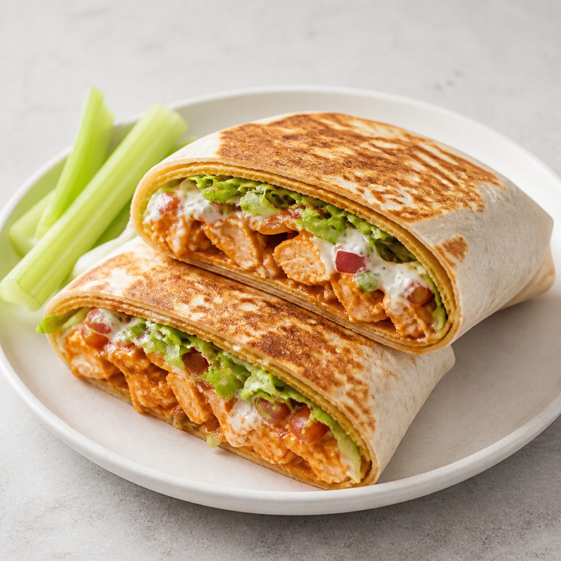 Buffalo Chicken Crunch Wrap