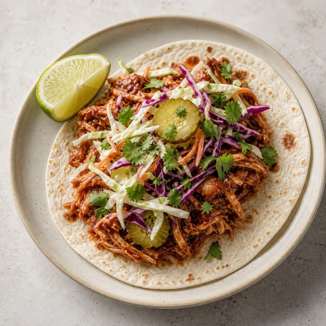 Slow Pulled BBQ Chicken